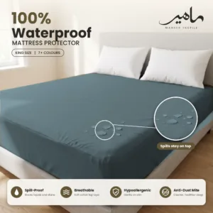 Waterproof Mattress Protector - Grey
